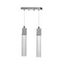 LÁMPARA CANDIL 70 X 30 X 12 CM PLATA
