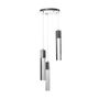 LÁMPARA CANDIL LED 1 M X 30 CM CROMO