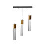 LÁMPARA CANDIL LED 70 X 30 X 12 CM DORADO