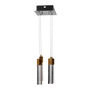 LÁMPARA CANDIL LED 80 X 30 X 30 CM DORADO