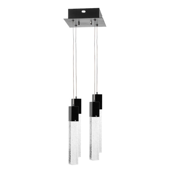 LÁMPARA CANDIL LED 70 X 20 X 20 CM NEGRO