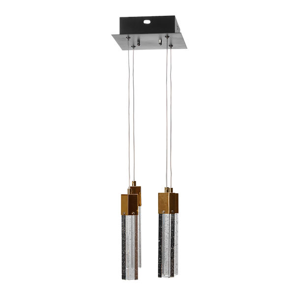 LÁMPARA CANDIL LED 70 X 20 X 20 CM DORADO