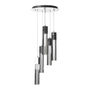 LÁMPARA CANDIL LED 1 M X 20 X 20 CM CROMO