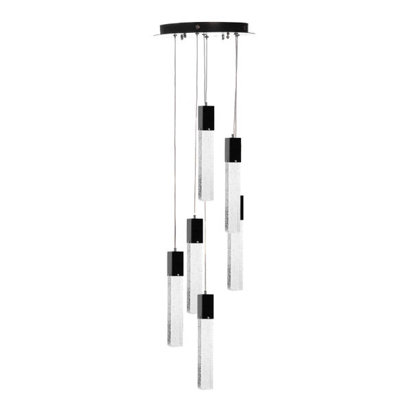 LÁMPARA CANDIL LED 1.20 M X 40 CM NEGRO