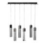 LÁMPARA CANDIL LED 80 X 80 X 30 CM CROMO