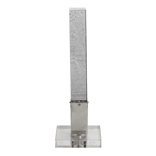 LÁMPARA DE MESA LED 41 X 14 X 14 CM CROMO