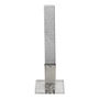 LÁMPARA DE MESA LED 28 X 14 X 14 CM CROMO