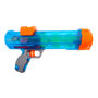 PISTOLA BLASTER TRASLUCIDA CON 3 PELOTAS DE TENIS