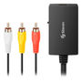 CONVERTIDOR RCA A HDMI 15 X 15 X 15 CM NEGRO