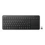 TECLADO CON TOUCHPAD INALÁMBRICO NEGRO