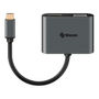 ADAPTADOR USB A HDMI, VGA, USB 3 Y USB C NEGRO