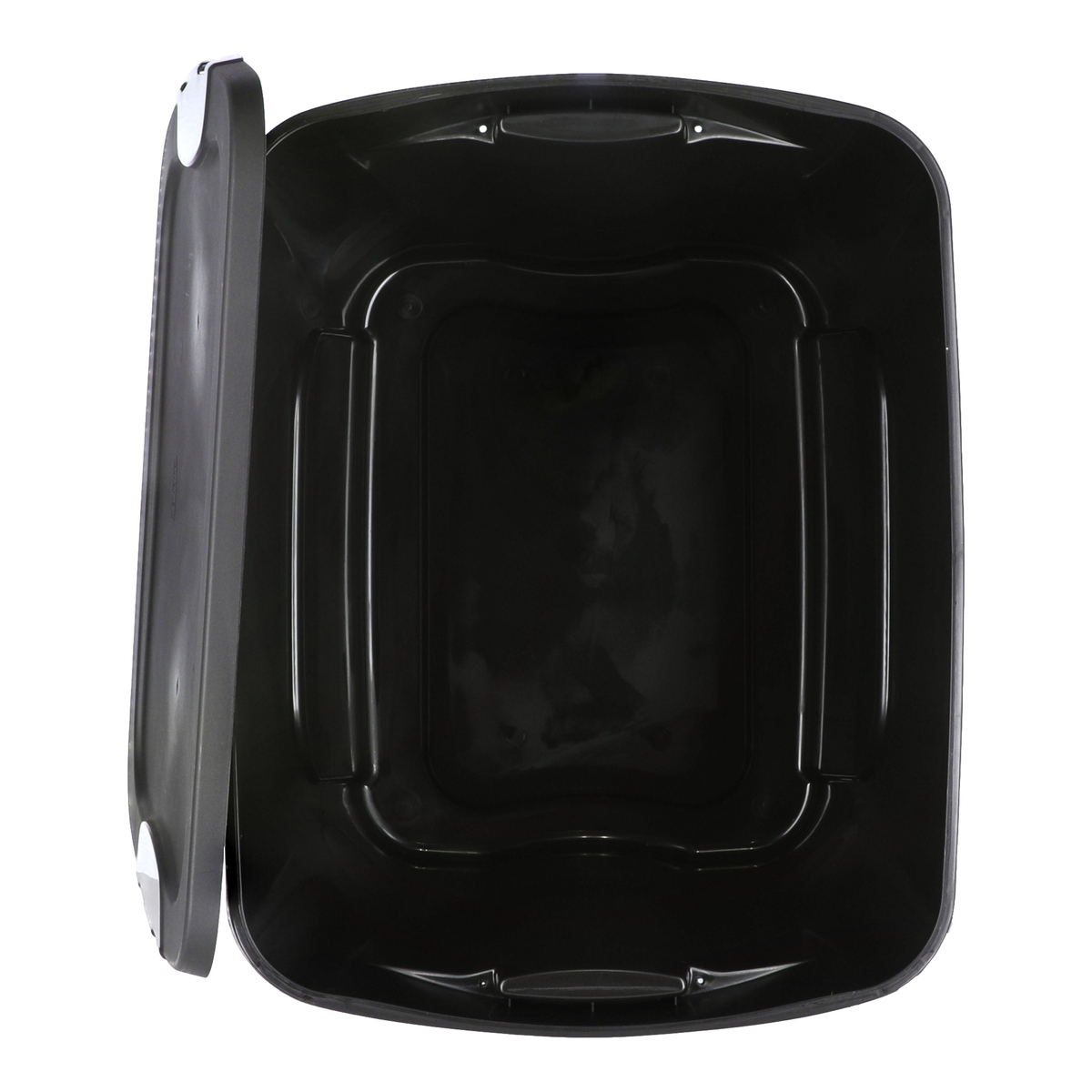Panier Vélo Arrière Noir 45,5x32,5x15 Cm - Capacité 25 Kg, 16 Trous Fixation, En Fer - Pour VTT, Vélo De Route