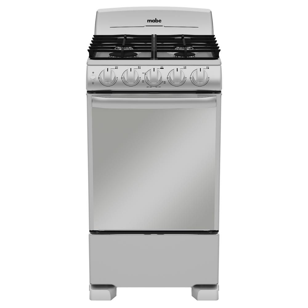 Estufa de piso gas 20 pulgadas mabe plata