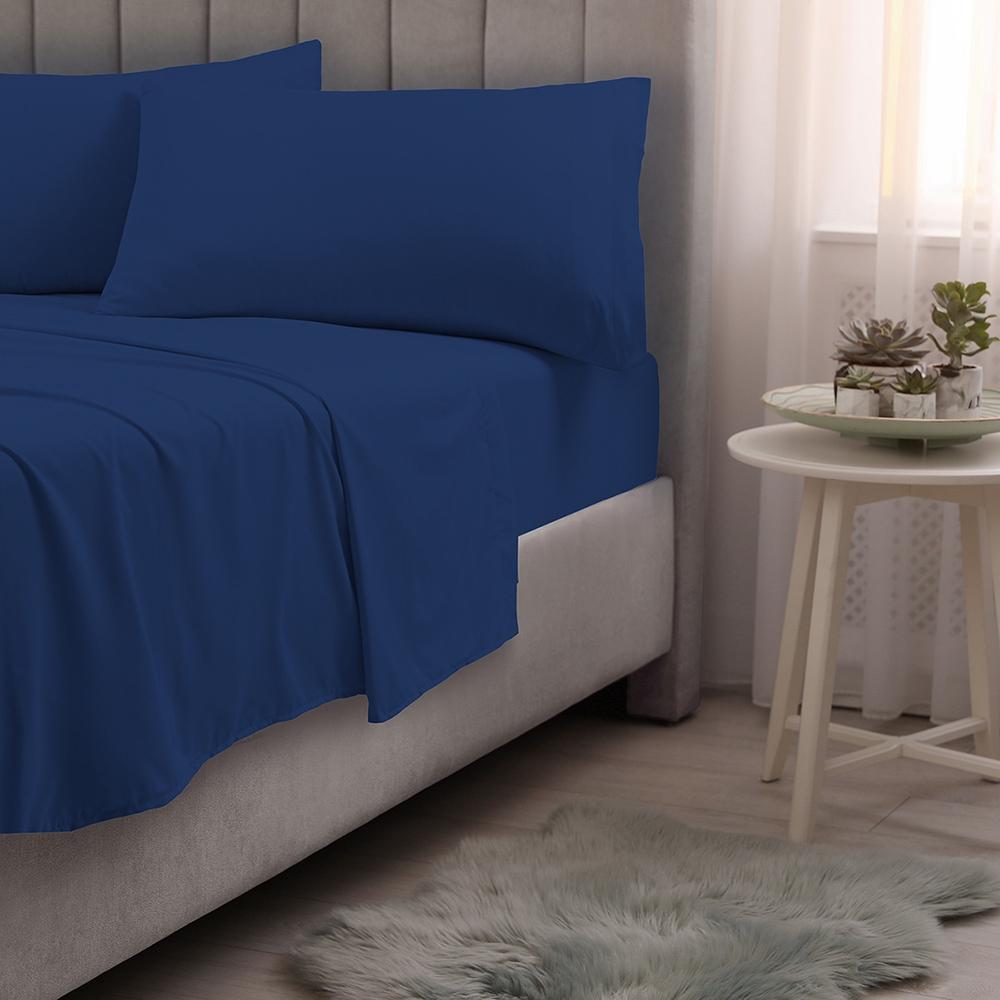 Juego de sabanas king sumie royal blue