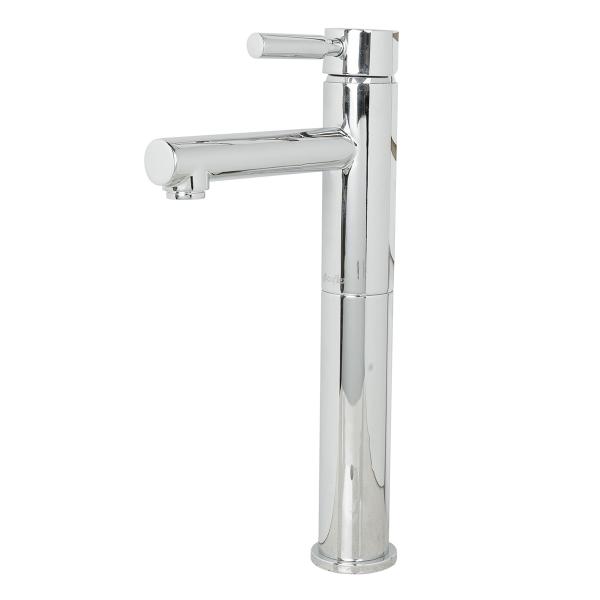 LLAVE MONOMANDO ALTO PARA LAVABO CROMADA GLM400A The Home Depot