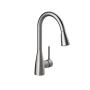 LLAVE MONOMANDO PARA FREGADERO ACABADO ACERO INOX. CON ROCIADOR RETRÁCTIL GFM402