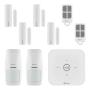 SISTEMA DE SEGURIDAD WIFI CON ALARMA, 6 SENSORES Y 2 CONTROLES REMOTO SHOME2100