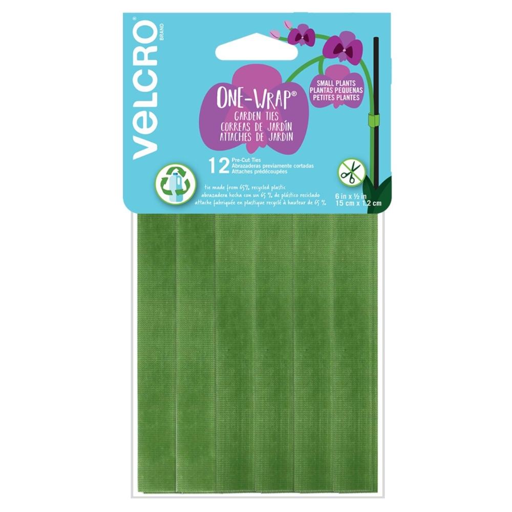 Correas reciclables velcro para jardin one wrap 12 piezas
