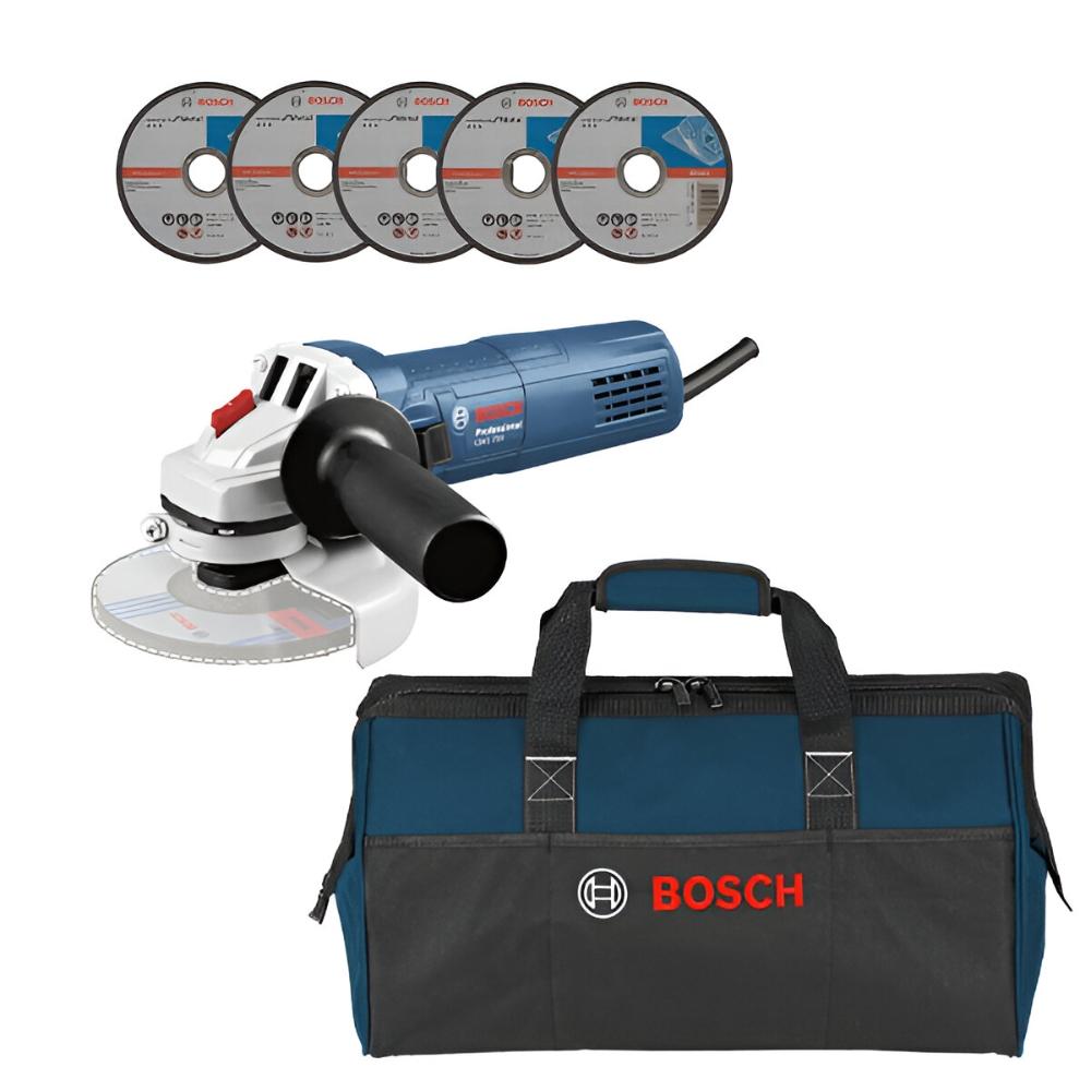 BOSCH Atornillador Bosch Go + Esmeril Gws 700 + Accesorios