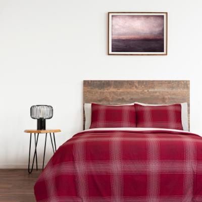 SET DE EDREDON INDIVIDUAL 100% MICROFIBRA CHARLIE RED