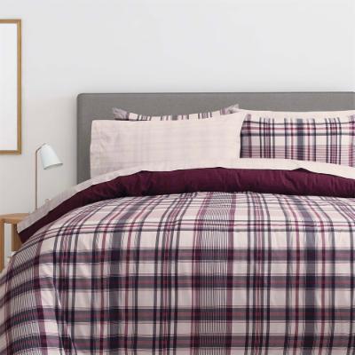 SET DE EDREDON FULL QUEEN 100% ALGODÓN DRIFTER RED