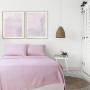 SET DE SABANAS QUEEN 100% MICROFIBRA SUMIE ROSA