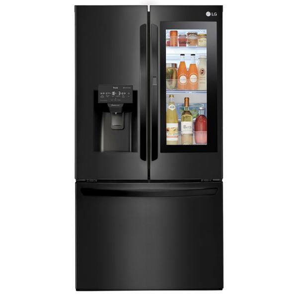 REFRIGERADOR 28 PIES FRENCH DOOR 3 PUERTAS INSTAVIEW NEGRO