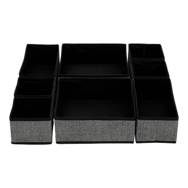 SET 8 CAJONES ORG. NEGRO SELECT