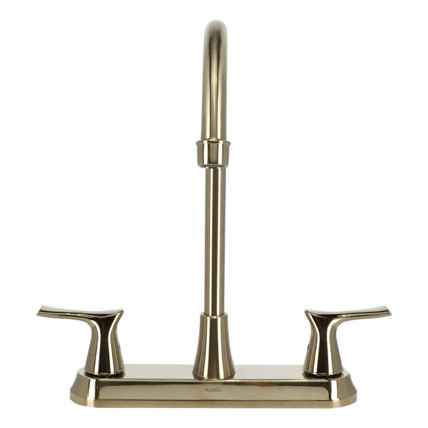 MEZCLADORA PARA COCINA BRASILIA 8" DORADO CEPILLADO