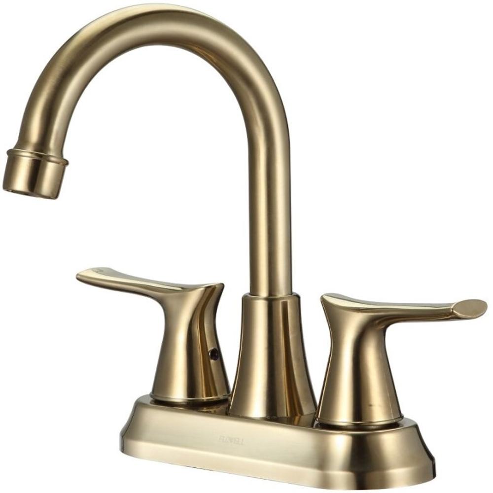 Mezcladora para baño 4 pulgadas brasilia dorada