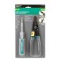 KIT DE 2 PIEZAS HERRAMIENTAS PARA ELECTRICISTAS