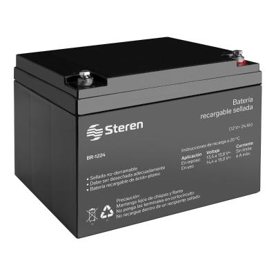 BATERÍA SELLADA DE ÁCIDOPLOMO, 12 VCC 24 AH