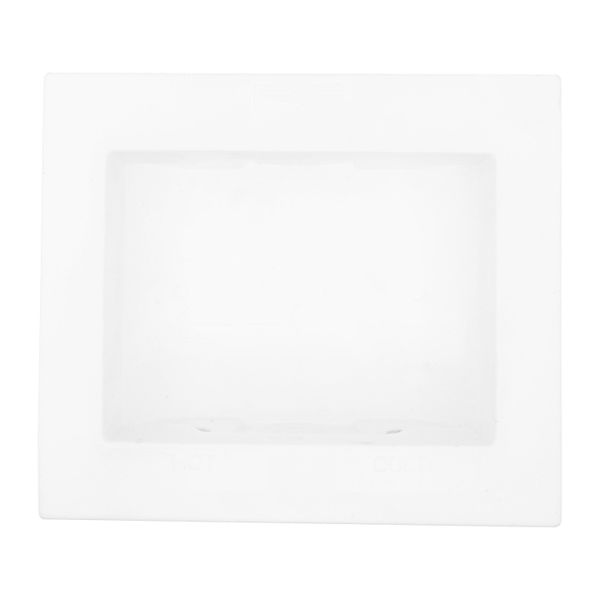 CAJA AHORRA ESPACIO PARA LAVADORA DE 2 ORIFICIOS BLANCO MUELLER