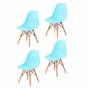 SET 4 SILLAS REPLICA EAMES MINT
