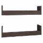 PLAYCON 2 REPISAS ESTANTES FLOTANTES 60 CM (TABACO)