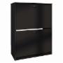 PLAYCON ZAPATERA 12 PARES ORGANIZADOR 2 PUERTAS(NEGRO)