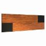 Cabecera Queen Size Minimalista Flotante Palma Tzalam con Negro