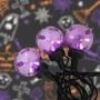 SERIE DE 100 LUCES LED ESFERAS MORADA