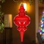 COLGANTE FINIAL ROJO 26 CM COLECCIÓN VELVET