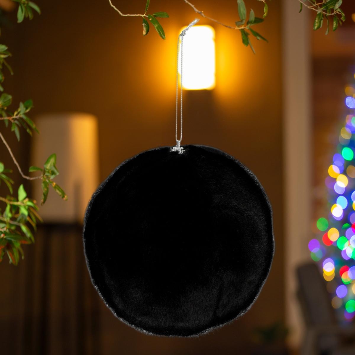 Colgante silhouette peluche negro 15 cm