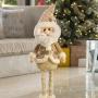 PELUCHE SANTA CLAUS DORADO 85 CM