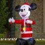 INFLABLE NAVIDEÑO MICKEY SANTA CLAUS 1.07 M CON LUZ