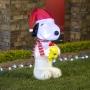 INFLABLE NAVIDEÑO SNOOPY 1.07 M CON LUZ