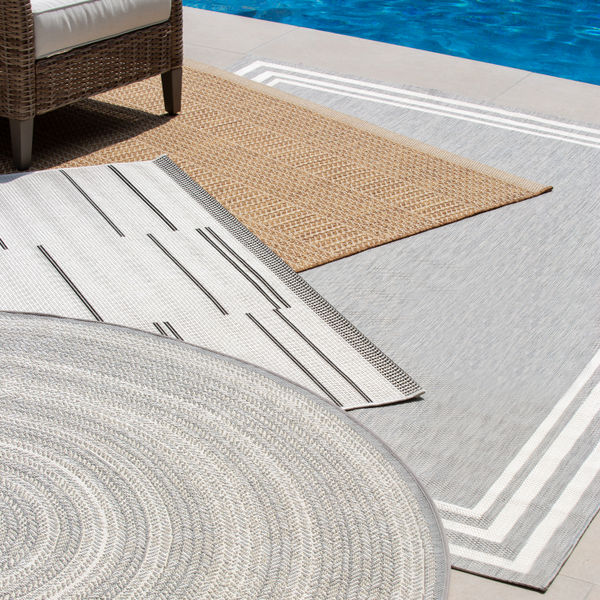 TAPETE DECORATIVO 99X279 CM GRIS