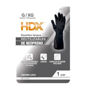 GUANTE REUSABLE LARGO DE NEOPRENO HDX L/XL