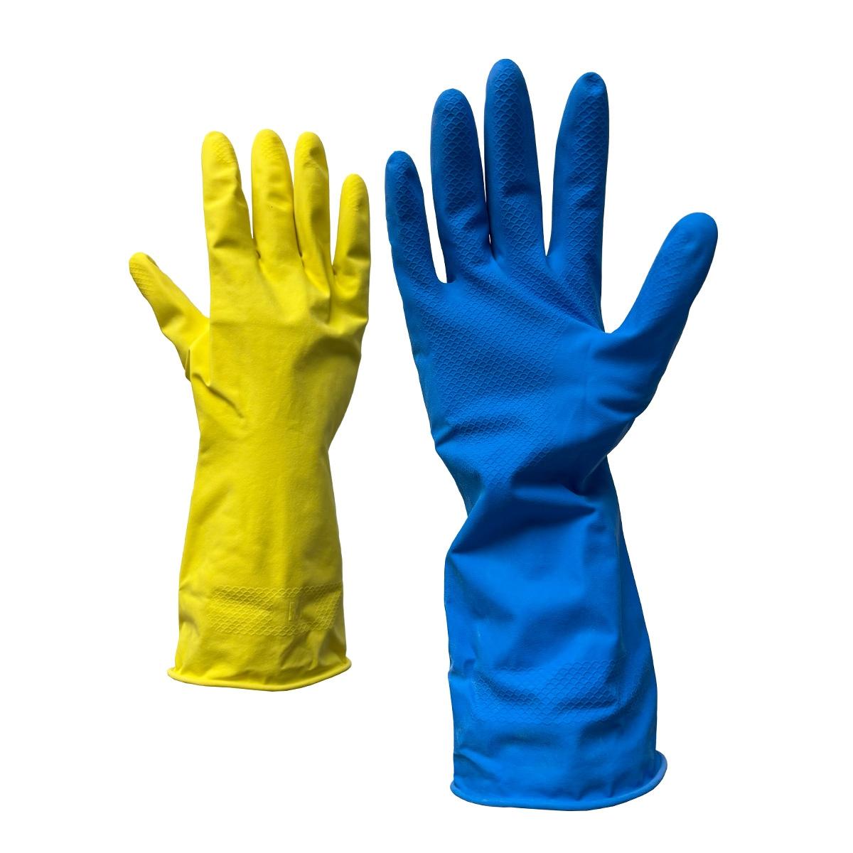 2 pack guante reusable latex hdx l/xl