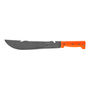 MACHETE RAMBO 12 PULG. CACHA REMACHADA NARANJA, CON FUNDA, TRUPER