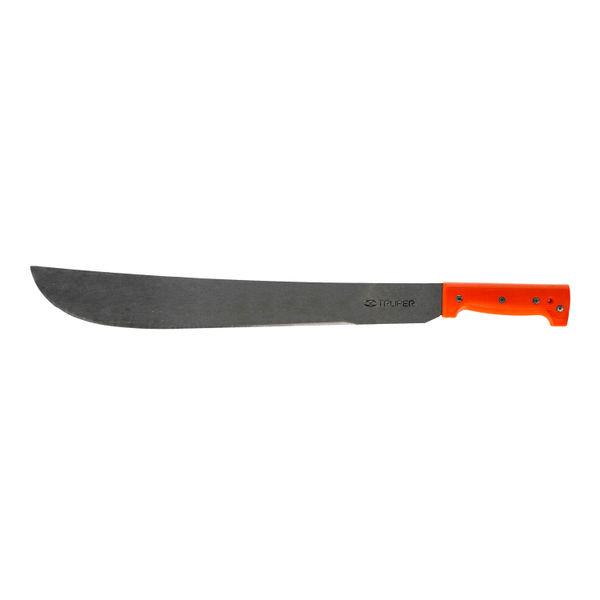 MACHETE ESTÁNDAR 18 PULG. CACHA NARANJA REMACHADA, TRUPER