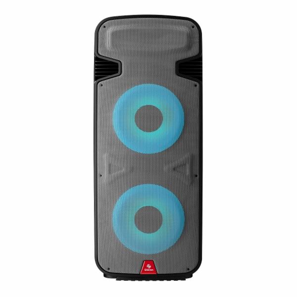 BAFLE DOBLE DE 15" 6,000 W PMPO PROFESIONAL BLUETOOTH CON LUZ LED