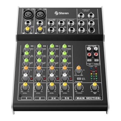 MEZCLADORA DE 6 CANALES